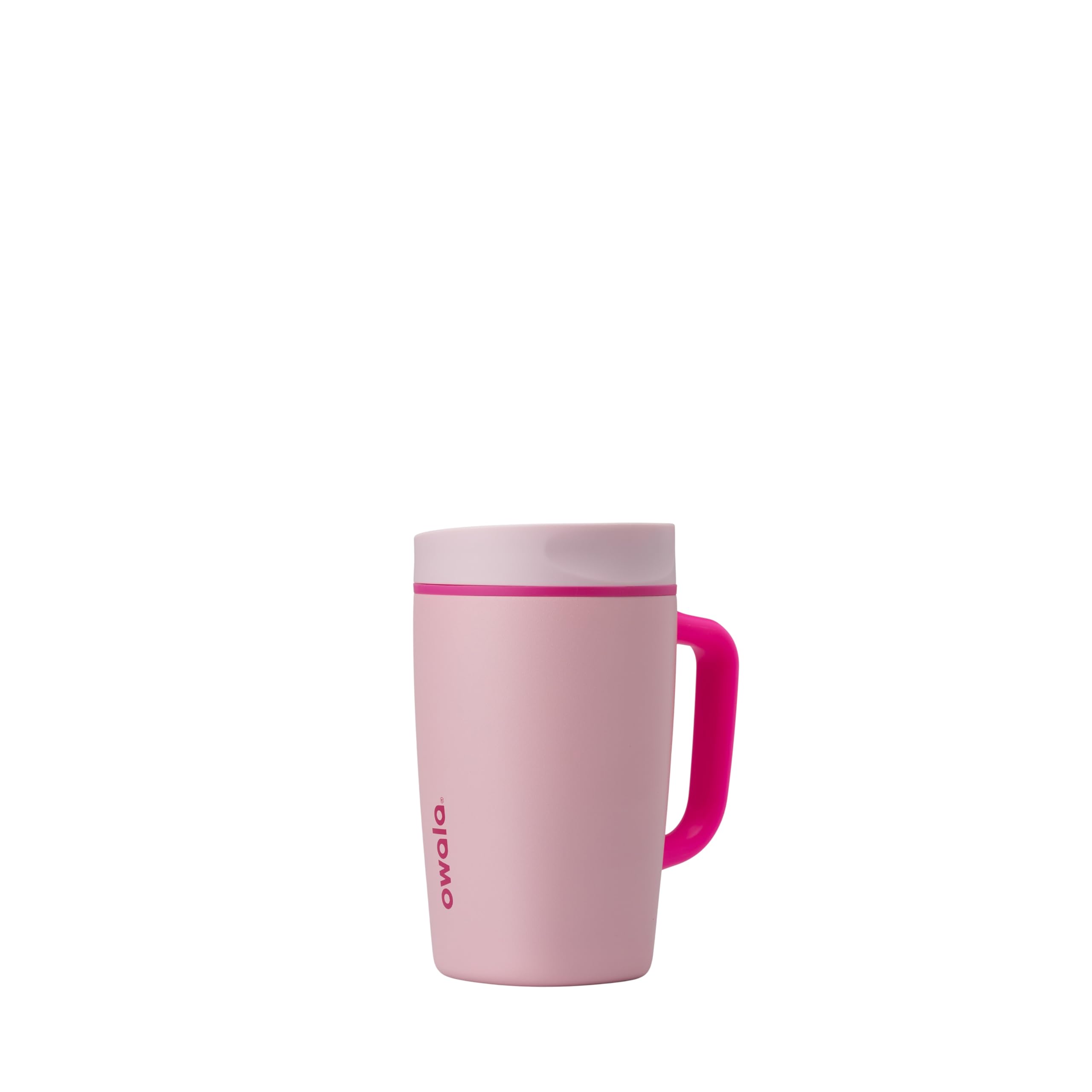 Owala SmoothSip Slider Insulated Stainless Steel Coffee Tumbler, Reusable Iced Coffee Cup, Hot Coffee Travel Mug, BPA Free 12 oz, Vanilla Bean